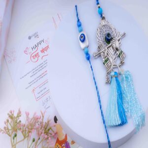 Evil Eye Bhaiya Bhabhi Rakhi Set