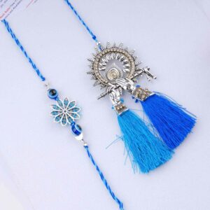 Evil Eye Bhaiya Bhabhi Rakhi Set
