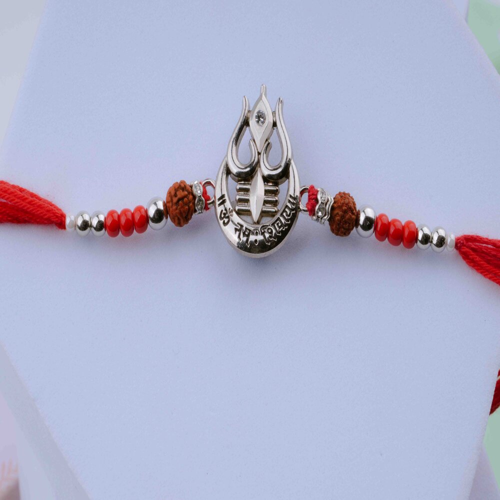 Mahakal Shiva Rakhi with Om Namah Shivay Engraving