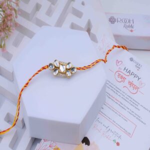 Kundan Rakhi for Brother